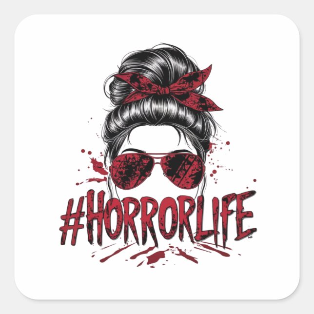 HORRORLIFE SQUARE STICKER (Front)