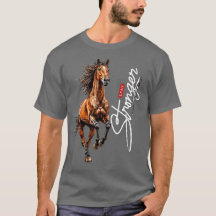 hors t-shirt mens rider horses life