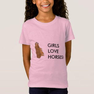 horse1, GIRLS LOVE HORSES! T-Shirt