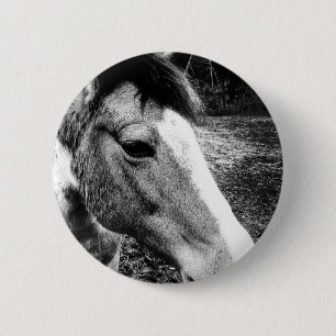 Horse 6 Cm Round Badge