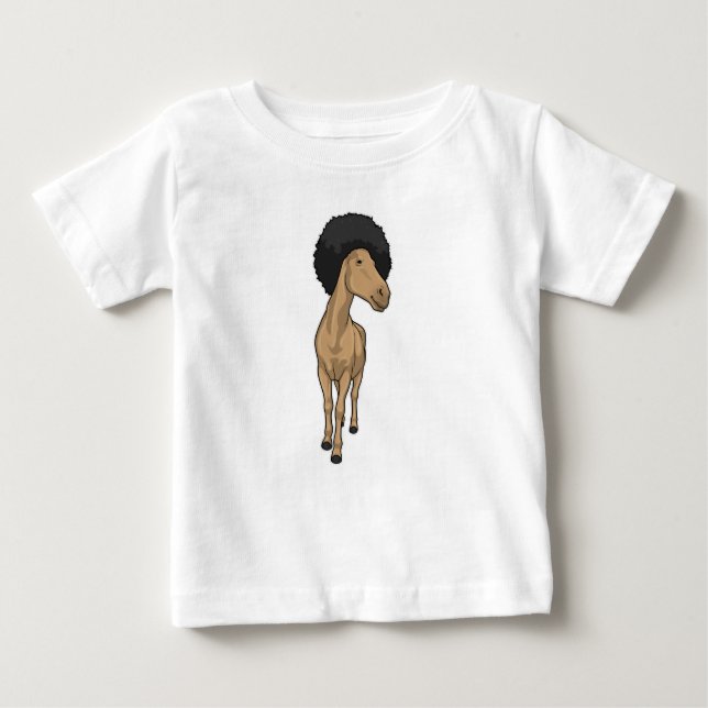 Horse Afro Baby T-Shirt (Front)