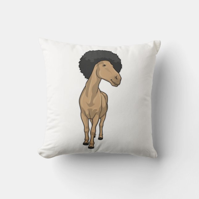 Horse Afro Cushion (Front)