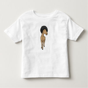 Horse Afro Toddler T-Shirt