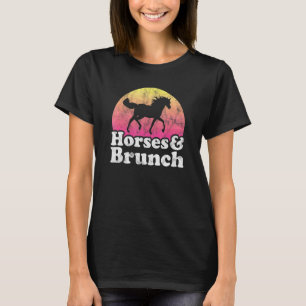 Horse And Brunch Women Or Girls Horses T-Shirt