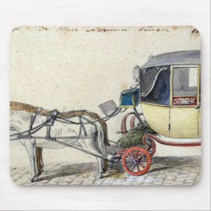 Horse and Carriage, 1825 Mouse Pad
