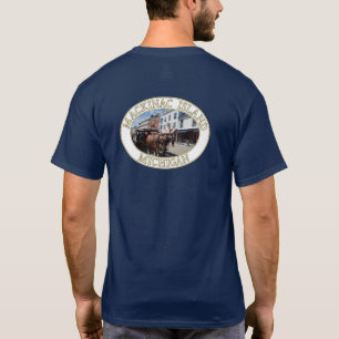 Horse and Carriage in Downtown Mackinac Island, MI T-Shirt