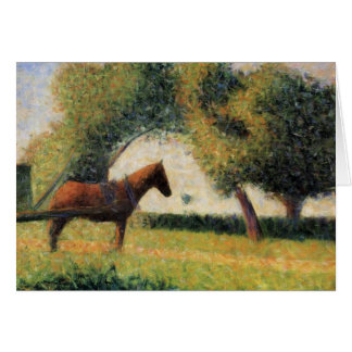 Horse and Cart by Georges Seurat