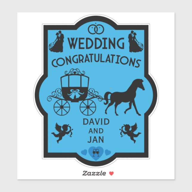 Horse And Cart Romantic Wedding (Sheet)