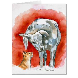 Horse and Cat