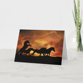 Horse and Equine Sympathy Card