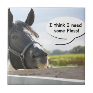 Horse and Floss Tile