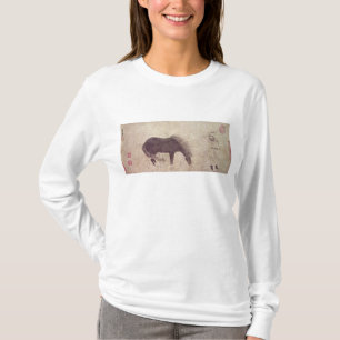 Horse and Groom in Winter T-Shirt