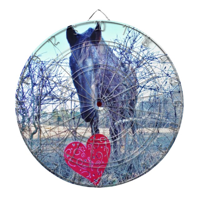 Horse and  Heart Dartboard (Front)