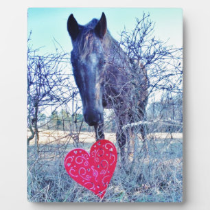 Horse and Heart Plaque