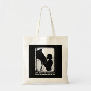 Horse And Into The Barn I Go To Lose My Mind Tote Bag