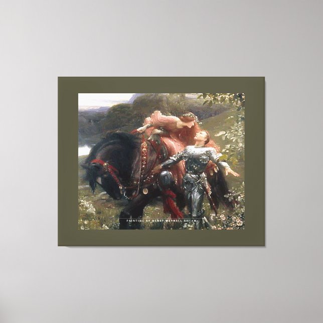 Horse And Lovers - Wrapped Canvas (Front)