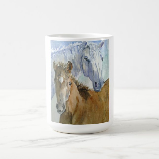 Horse and pony coffee mug (Center)