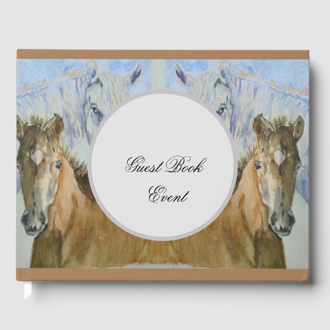 Horse and pony guest book (Front)