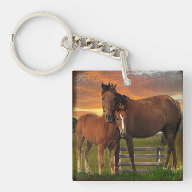 Horse and pony key ring (Front)