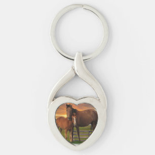 Horse and pony key ring