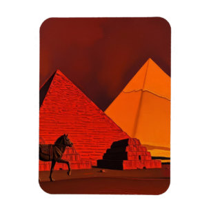 Horse and Pyramid Magnet