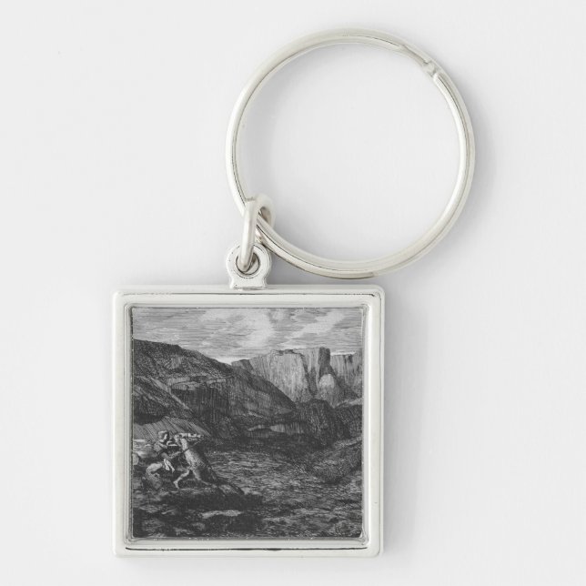 Horse and Rider Key Ring (Front)