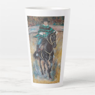 Horse and Rider Latte Mug