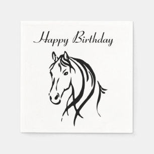 Horse Animal Theme Party Napkin