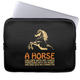 Horse Art A Horse Gallops Laptop Sleeve