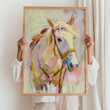 Horse Art, Cowgirl Decor, Western Ranch