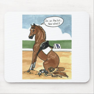 Horse art ON THE BIT now what Mouse Pad