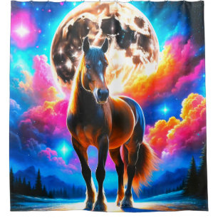 Horse Art Shower Curtain