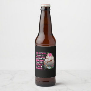Horse Art The Softness Of A Horse's Eye Beer Bottle Label