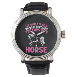 Horse Art The World Is Best Viewed Though Watch