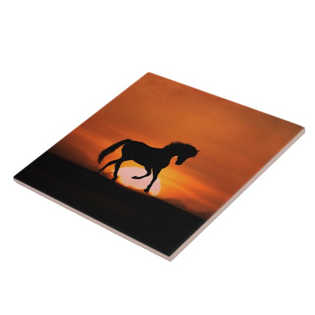Horse Art Tile (Side)