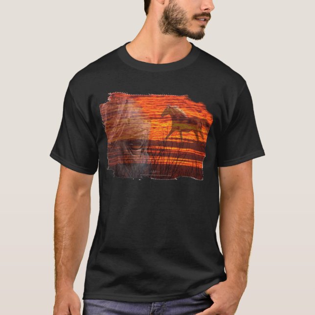 Horse Art:   Wildfire T-Shirt (Front)