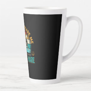 Horse Art You Don't Scare Me Latte Mug