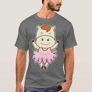 Horse as Ballerina in Ballet T-Shirt