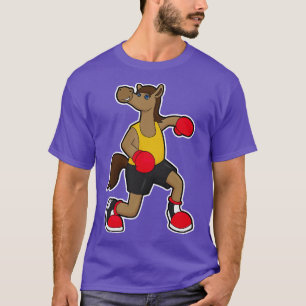 Horse as Boxer with Boxing gloves T-Shirt