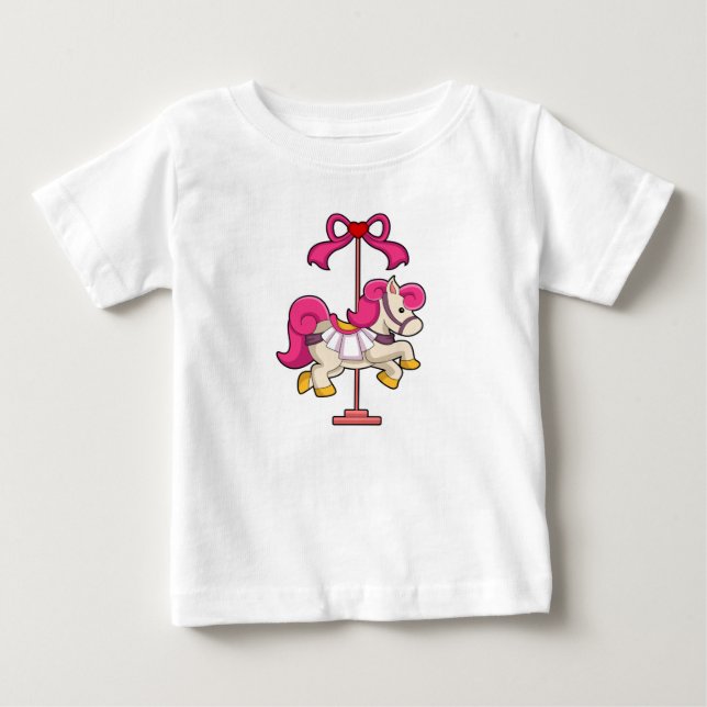 Horse as Carousel horse.PNG Baby T-Shirt (Front)