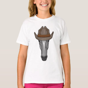 Horse as Cowboy with Hat T-Shirt