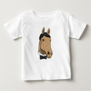 Horse as Gentleman with Bow tie Baby T-Shirt
