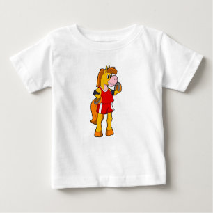 Horse as Runner Baby T-Shirt