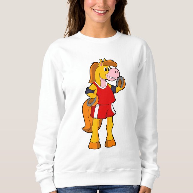 Horse as Runner Sweatshirt (Front)