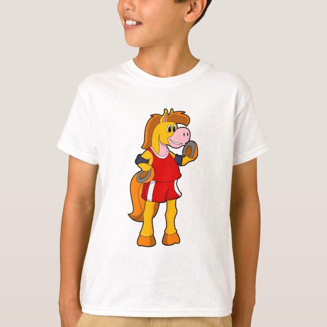 Horse as Runner T-Shirt (Front)