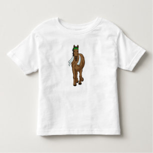 Horse as Runner with Towel Toddler T-Shirt
