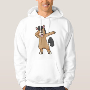 Horse at Hip Hop Dance Dab Hoodie