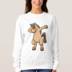 Horse at Hip Hop Dance Dab Sweatshirt