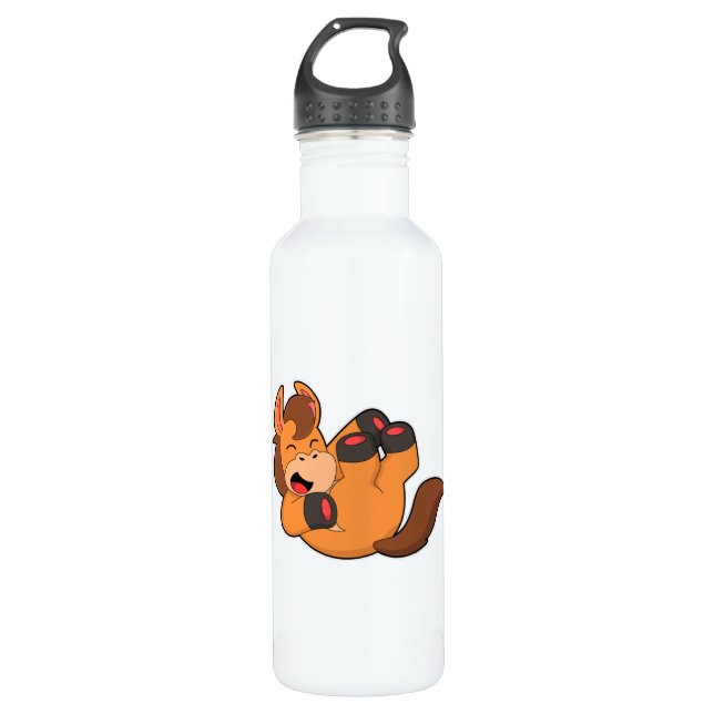 Horse at Laughing 710 Ml Water Bottle (Front)