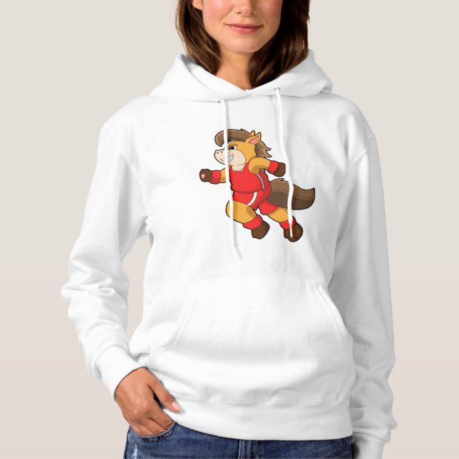 Horse at Running Hoodie (Front)